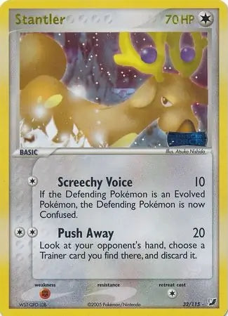 EX Unseen Forces Stantler #32/115 reverse holo